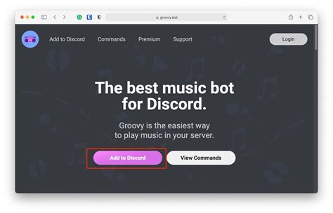 groovy bot website.